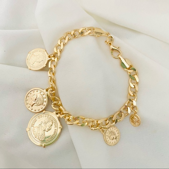 Coin Charm Bracelet - Picture 6 of 10